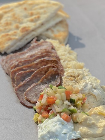 Gyro Bowl with Pita Bread