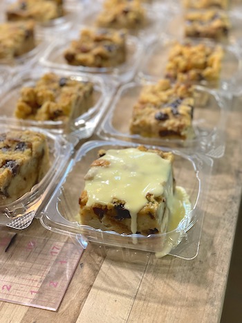 Banana & Milk Chocolate Bread Pudding