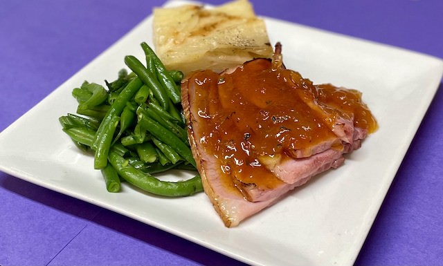 Ham Dinner with Apricot Sauce