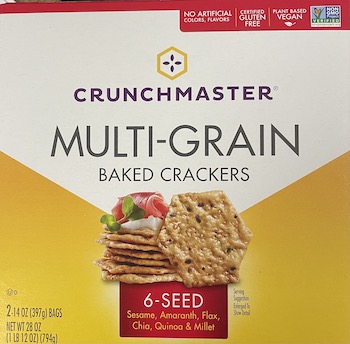 Multi-Grain Crackers, 6 seeds