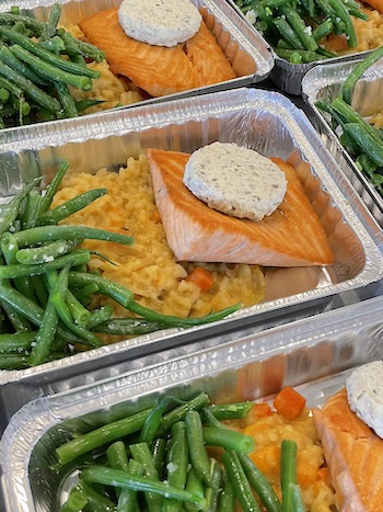 Salmon with Maple-Pumpkin Seed Butter