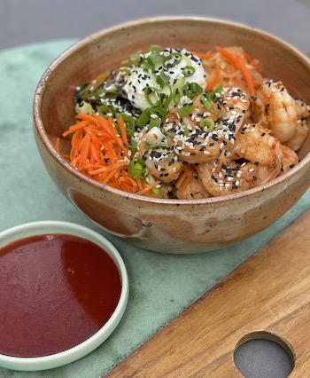 Korean Shrimp Bibimbap Bowl