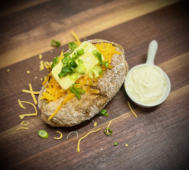 Vegetarian Loaded Baked Potato