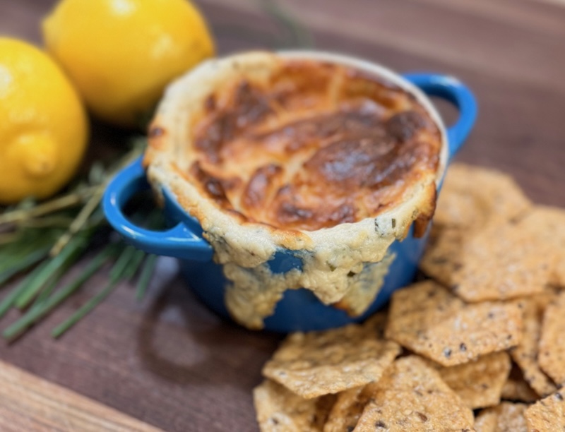 Roasted Garlic Goat Cheese Dip