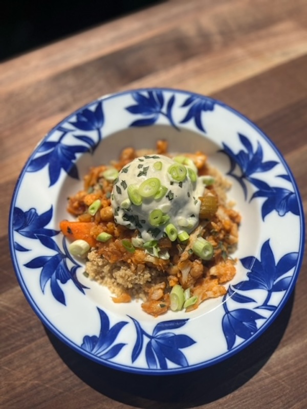 Buffalo Blue Cauliflower Bowl